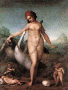 Pontormo, Jacopo Leda and the Swan Spain oil painting artist